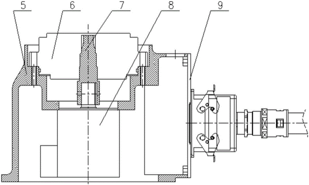 Mechanical body structure for six-freedom-degree series connection teaching robot