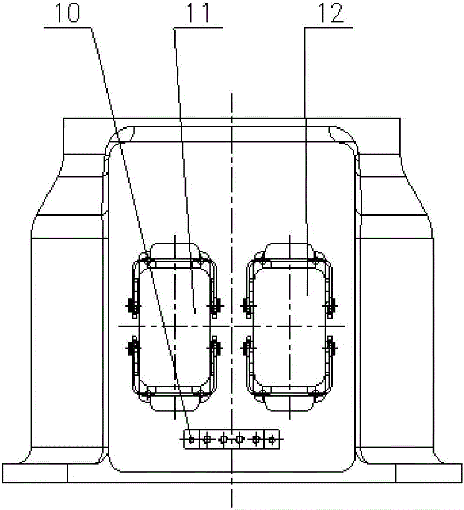 Mechanical body structure for six-freedom-degree series connection teaching robot