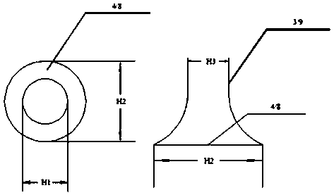 Process device for determining performance of charcoal cloth for removing malodorous gas