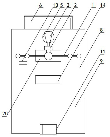 Table type eye muscle training instrument