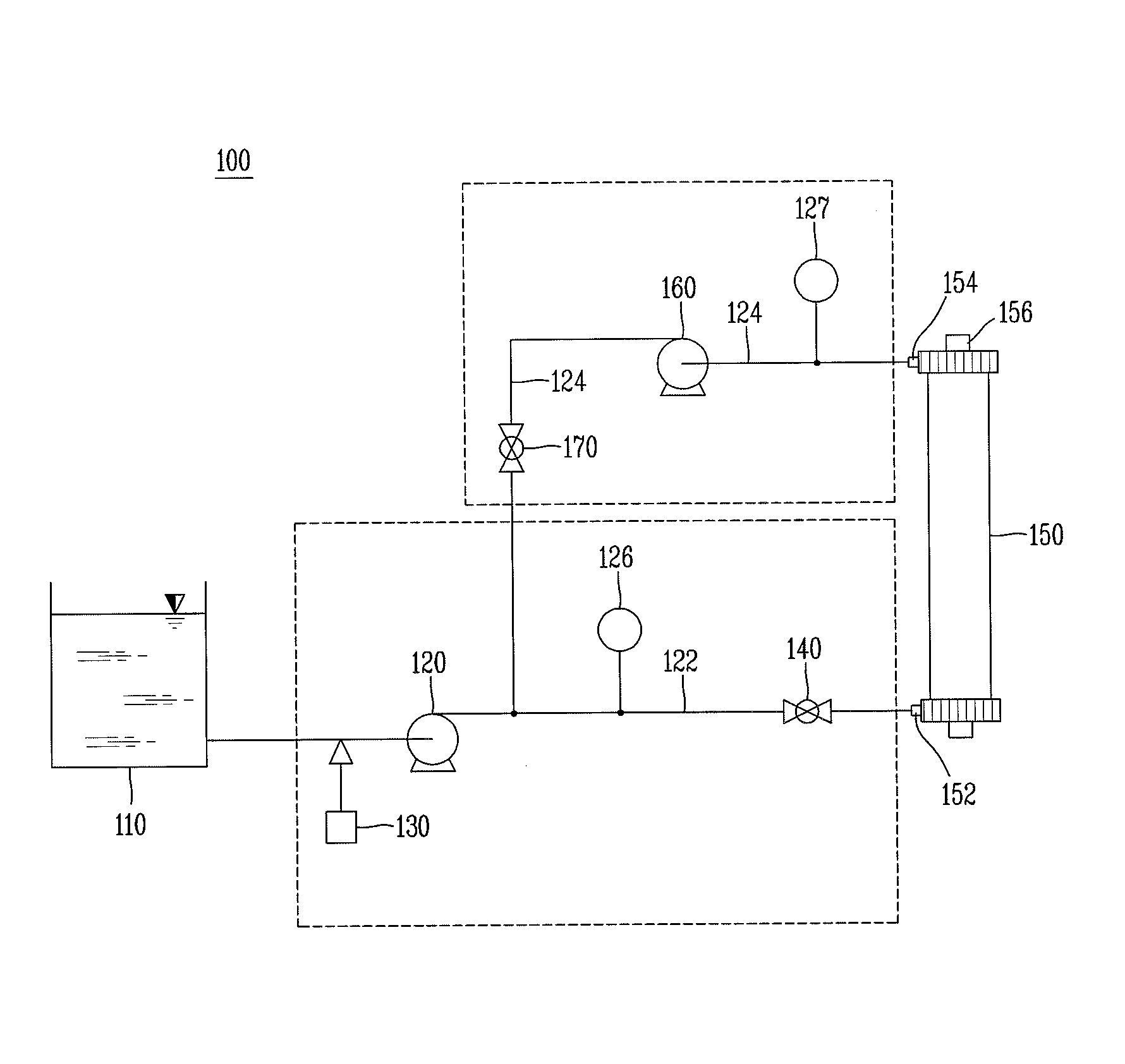 Water treatment apparatus with circulating flow path and water treatment method using the same