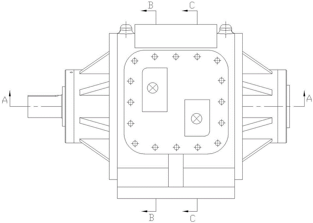 Multi-stage large-flow sliding vane pump