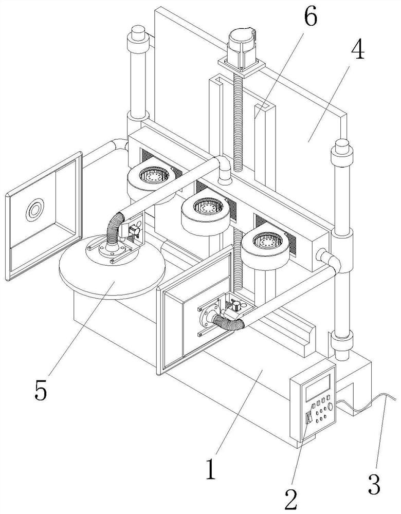 Efficient dust collection device for weft knitting machine