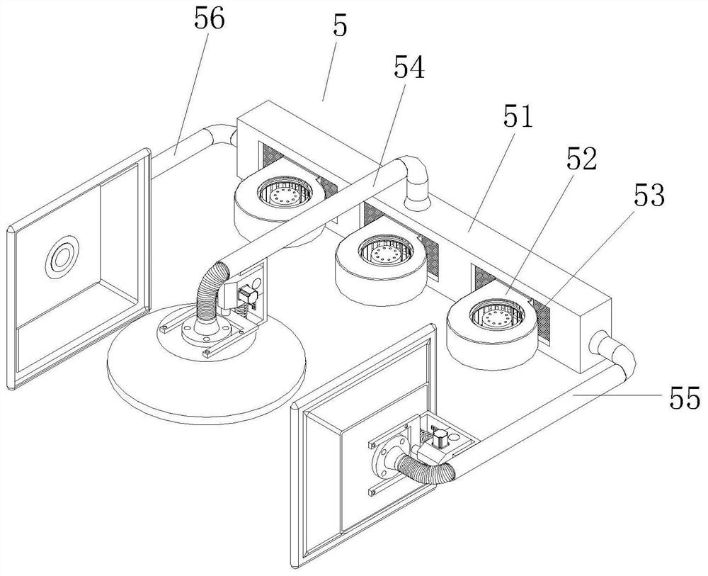 Efficient dust collection device for weft knitting machine