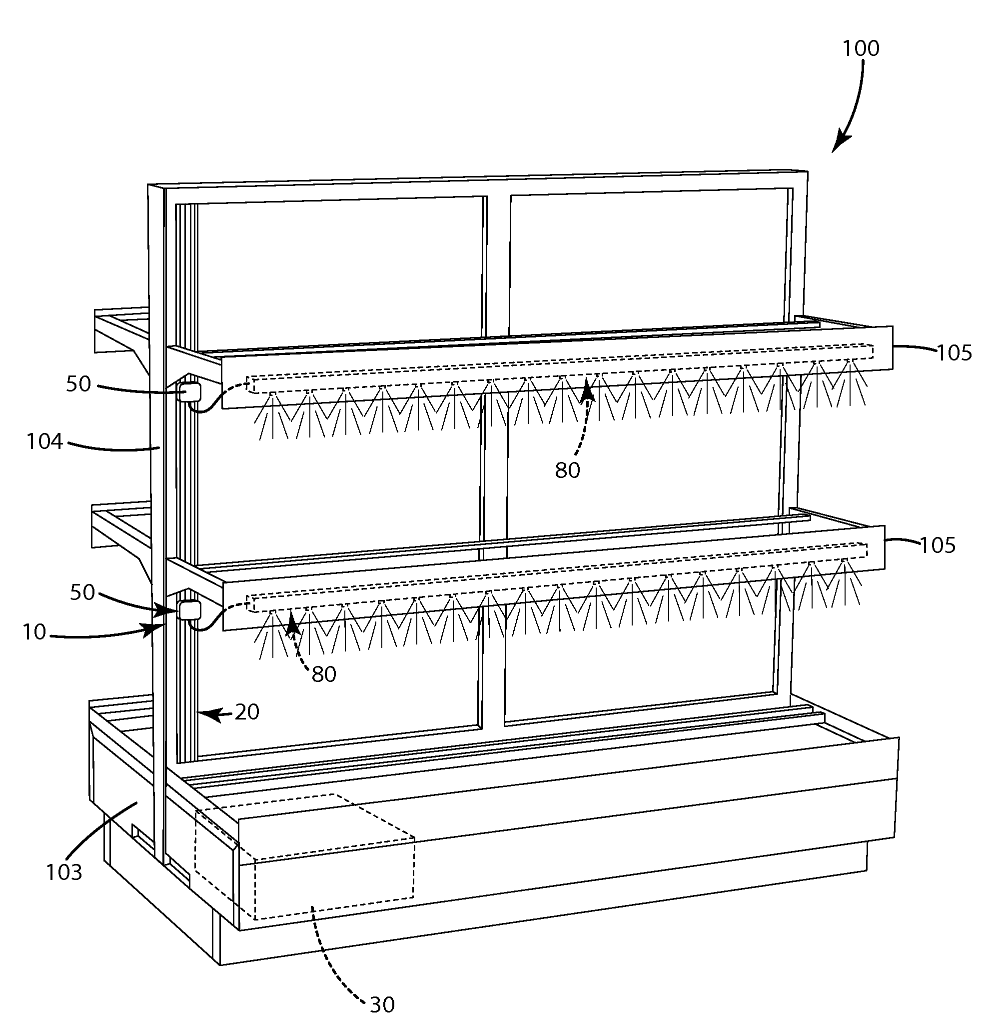 Display lighting system