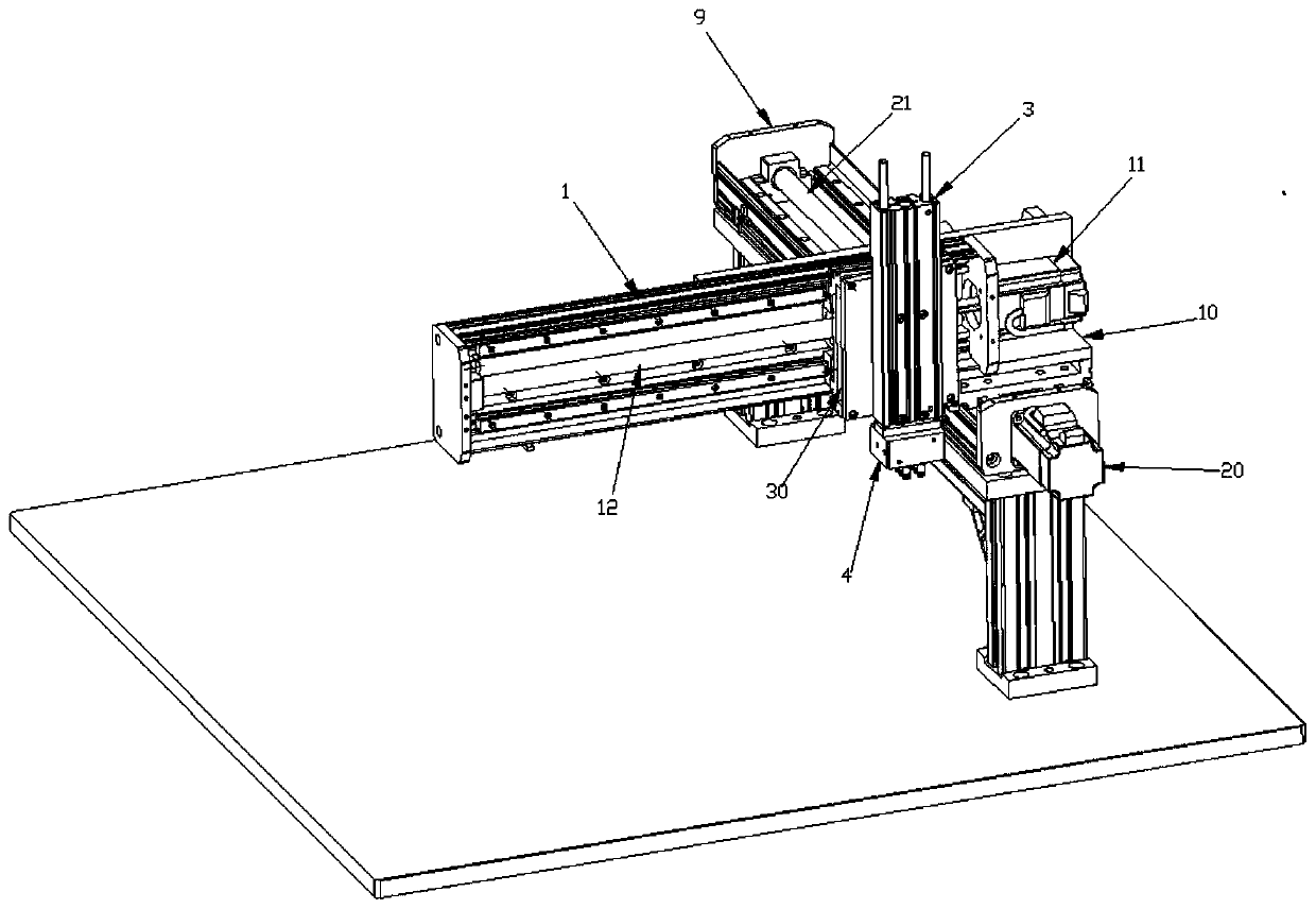 Automatic ceramic chip feeding device for PTC (Positive Temperature Coefficient) heating element preparation