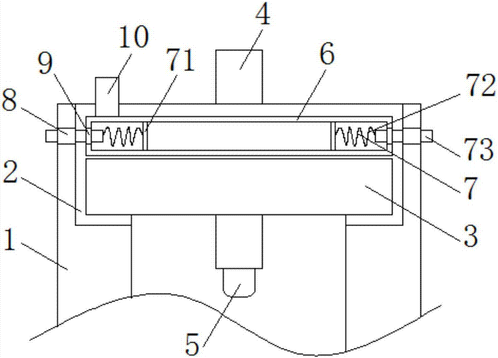 Fixing structure for motor vehicle tail gas detection probe