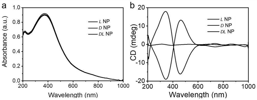 Chiral nano vaccine as well as preparation method and application thereof