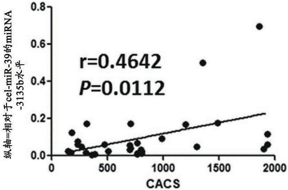 Blood miR-3135b detection kit used for diagnosis of coronary artery vascular calcification