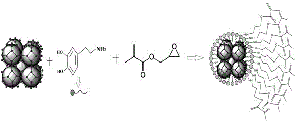 A kind of preparation method of metal organic framework/waterborne anticorrosion coating