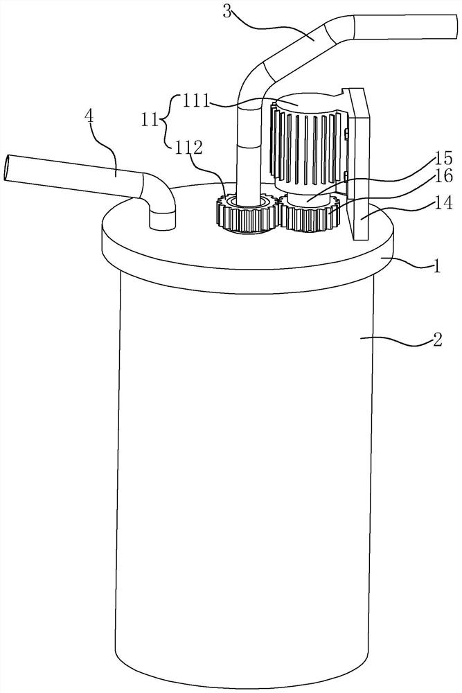 Front vacuum filter