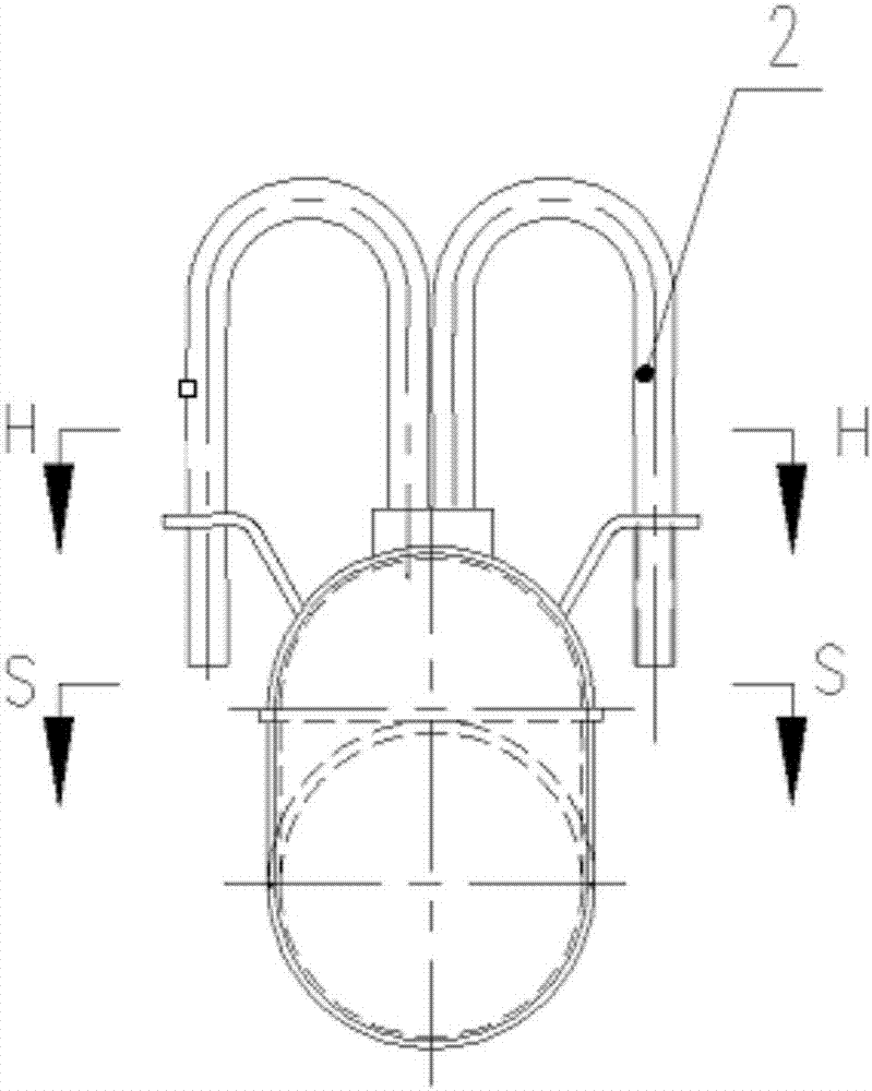 Hot rolling controlled cooling spray header device and cooling method thereof