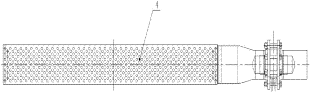 Hot rolling controlled cooling spray header device and cooling method thereof