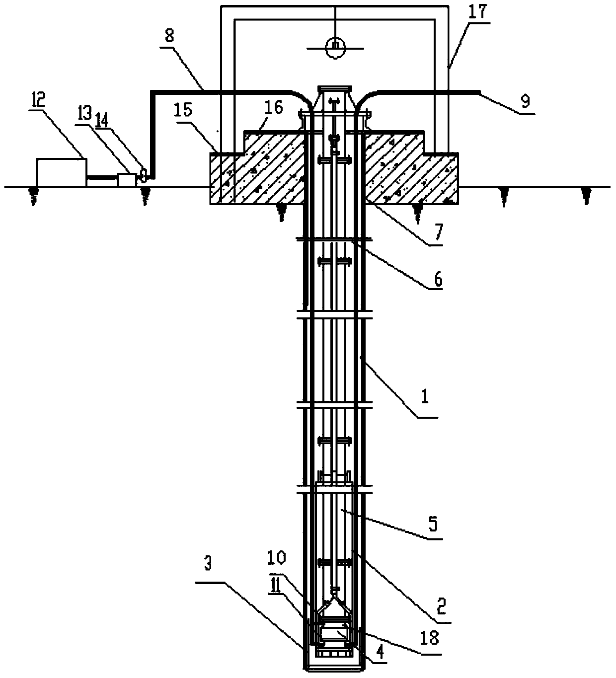 Brine drilling and exploiting system and method for dynamic cleaning and salt deposition resisting in closed cycle mode