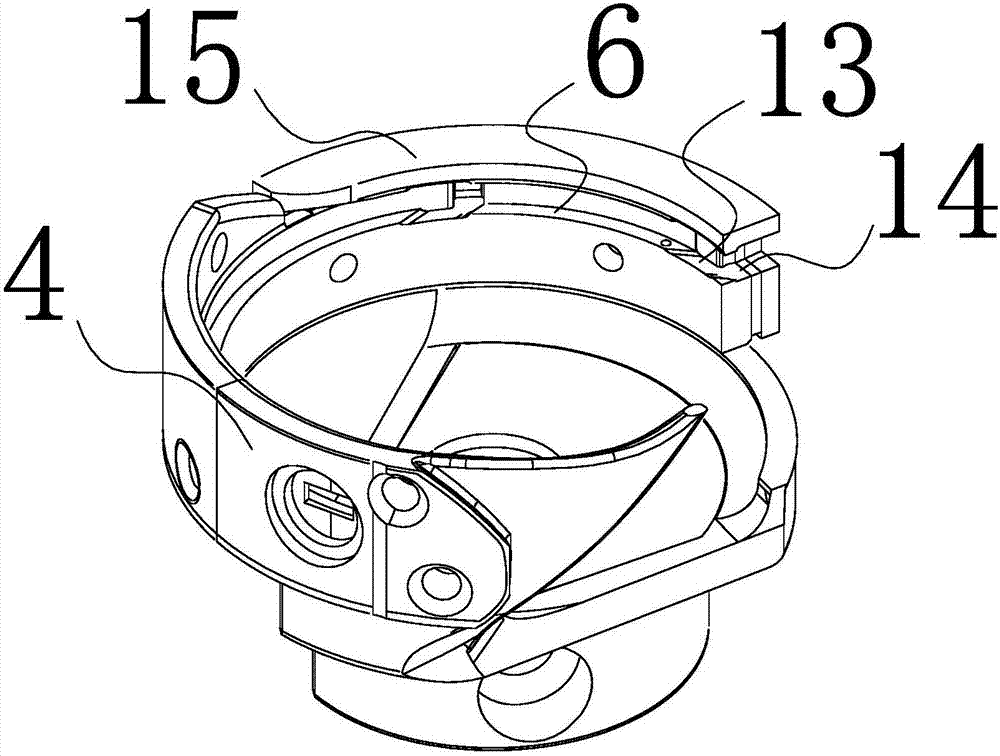 Novel sewing machine rotating shuttle structure