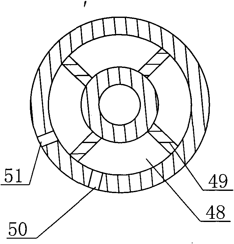 Air respirator filling pump with cylinder body being provided with cooling device