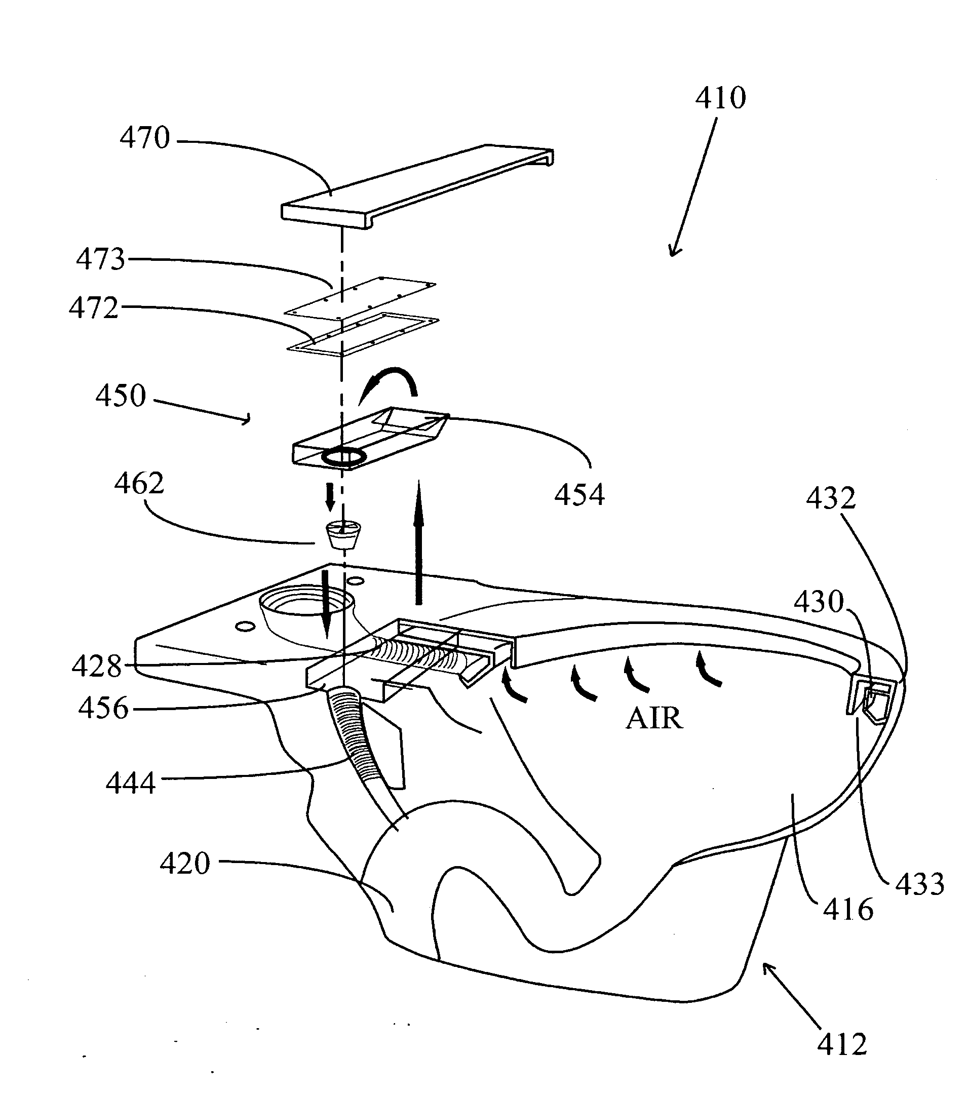 Odor-free toilet