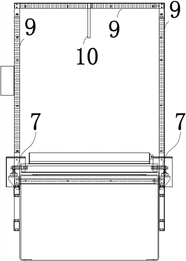 Telescopic belt type weight-volume measuring and code-scanning intelligent all-in-one machine