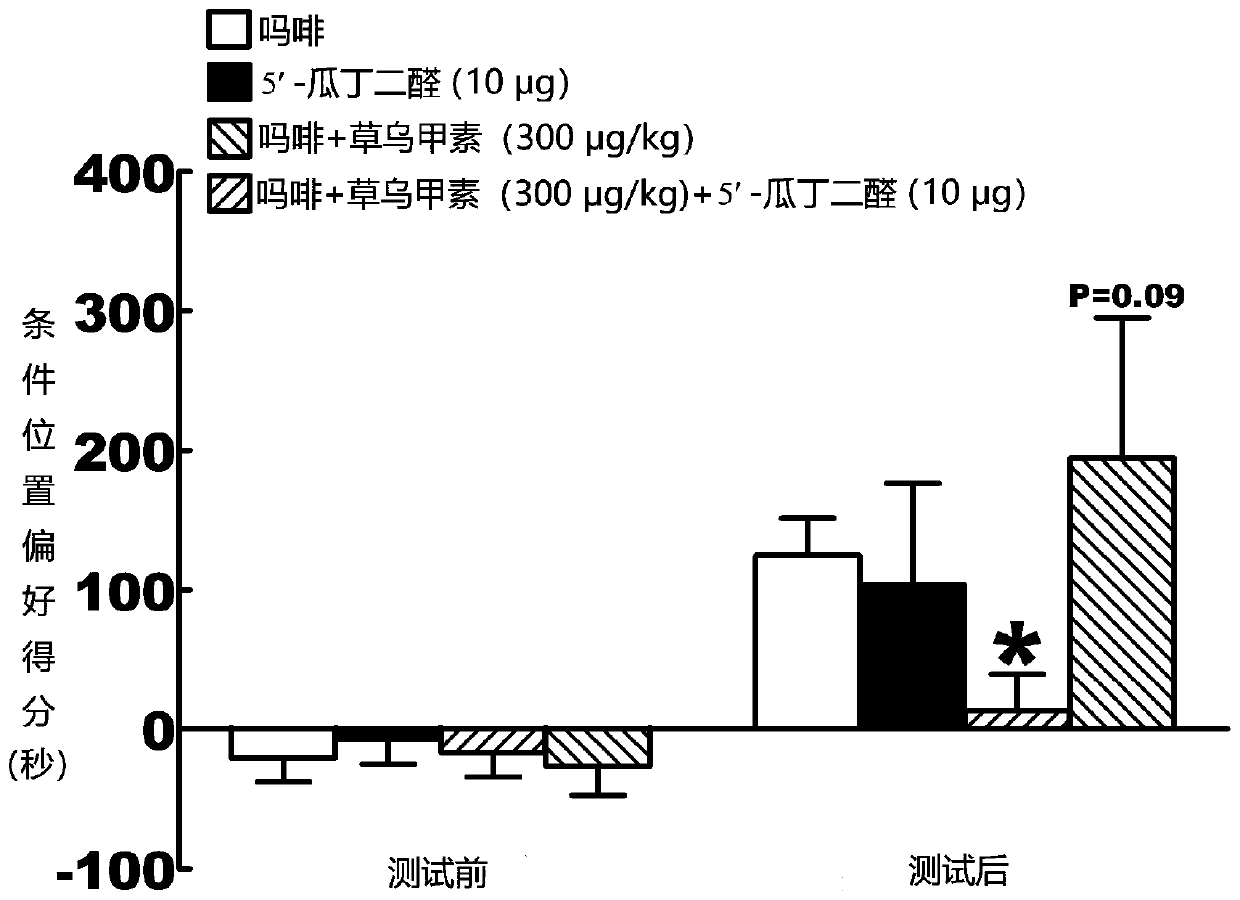 Use of lannaconitine compound to treat psychological dependence of addictive substances