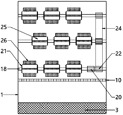 Automatic grain rapid drying device