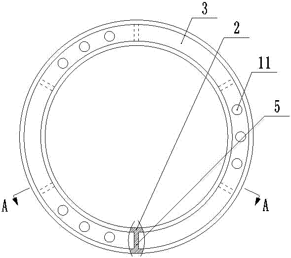 Structural slab pre-embedded double-eccentric-plugboard type deodorization accumulated water treatment device for riser