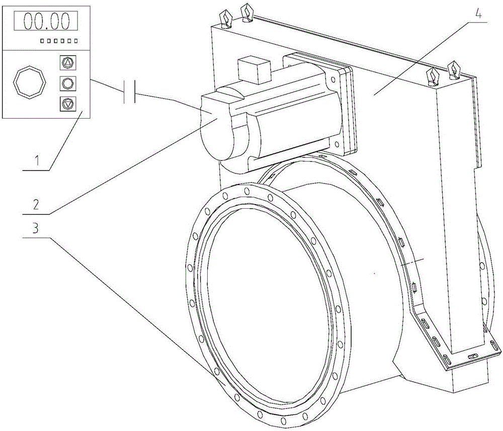 Adjustable fan-shaped plate flow field distortion simulator