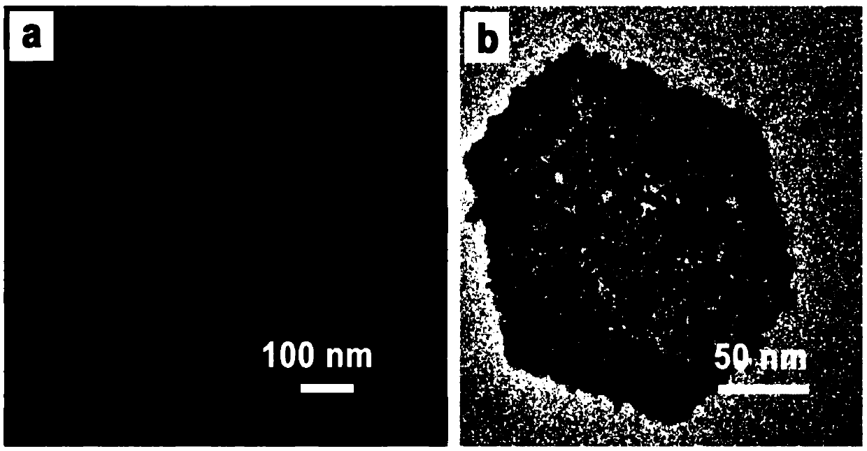 Preparation method and application of hollow porous transition metal chalcogenide nanosheets