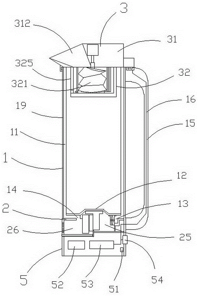 Carbonated Beverage Maker with Semiconductor Refrigeration and Juicing Structure