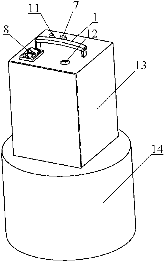 Raw fresh meat non-destructive inspection device