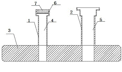 Double-mouth pipe of transfusion bag