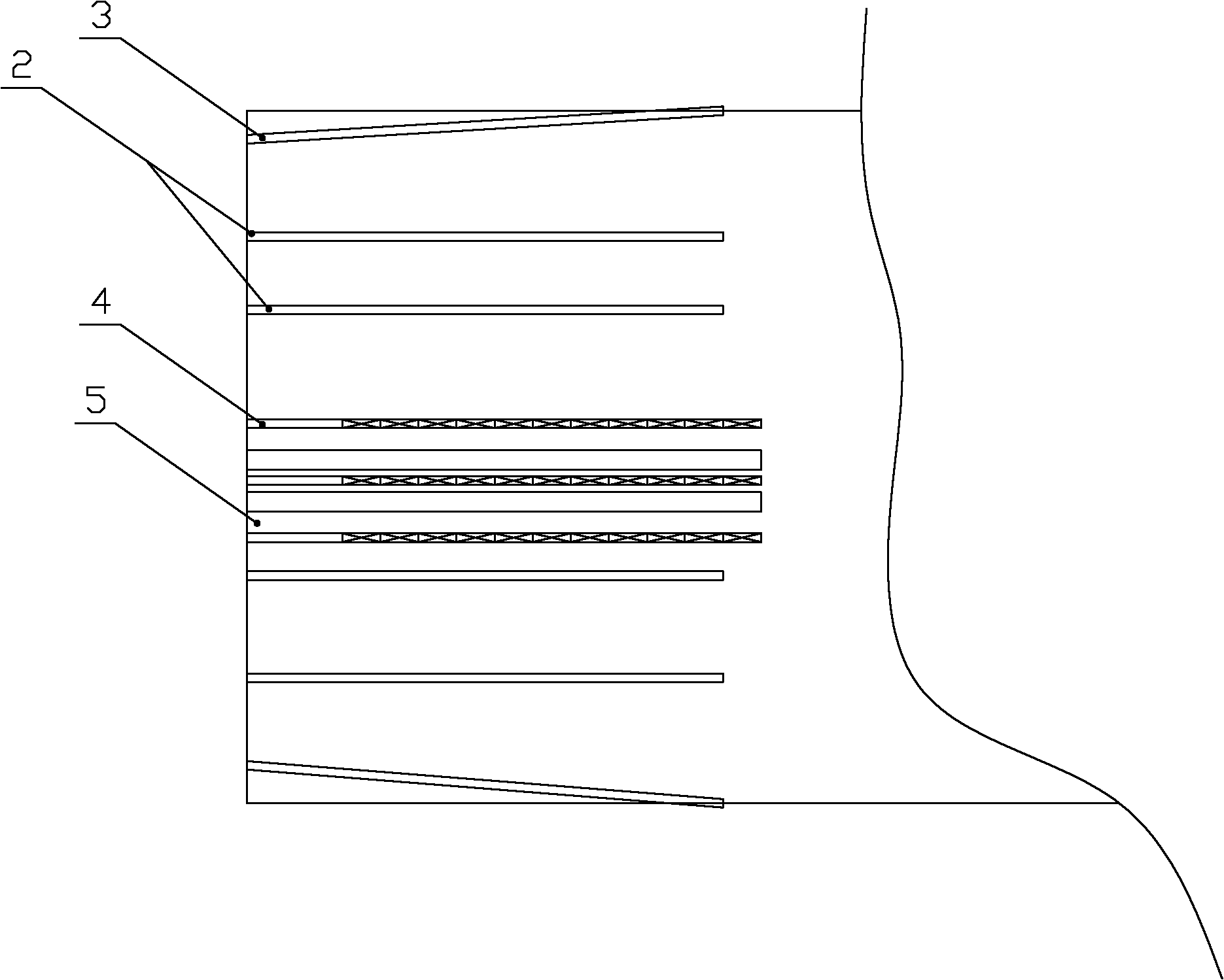 Blasting method of driving, mining and cutting drift under ultrahard fault