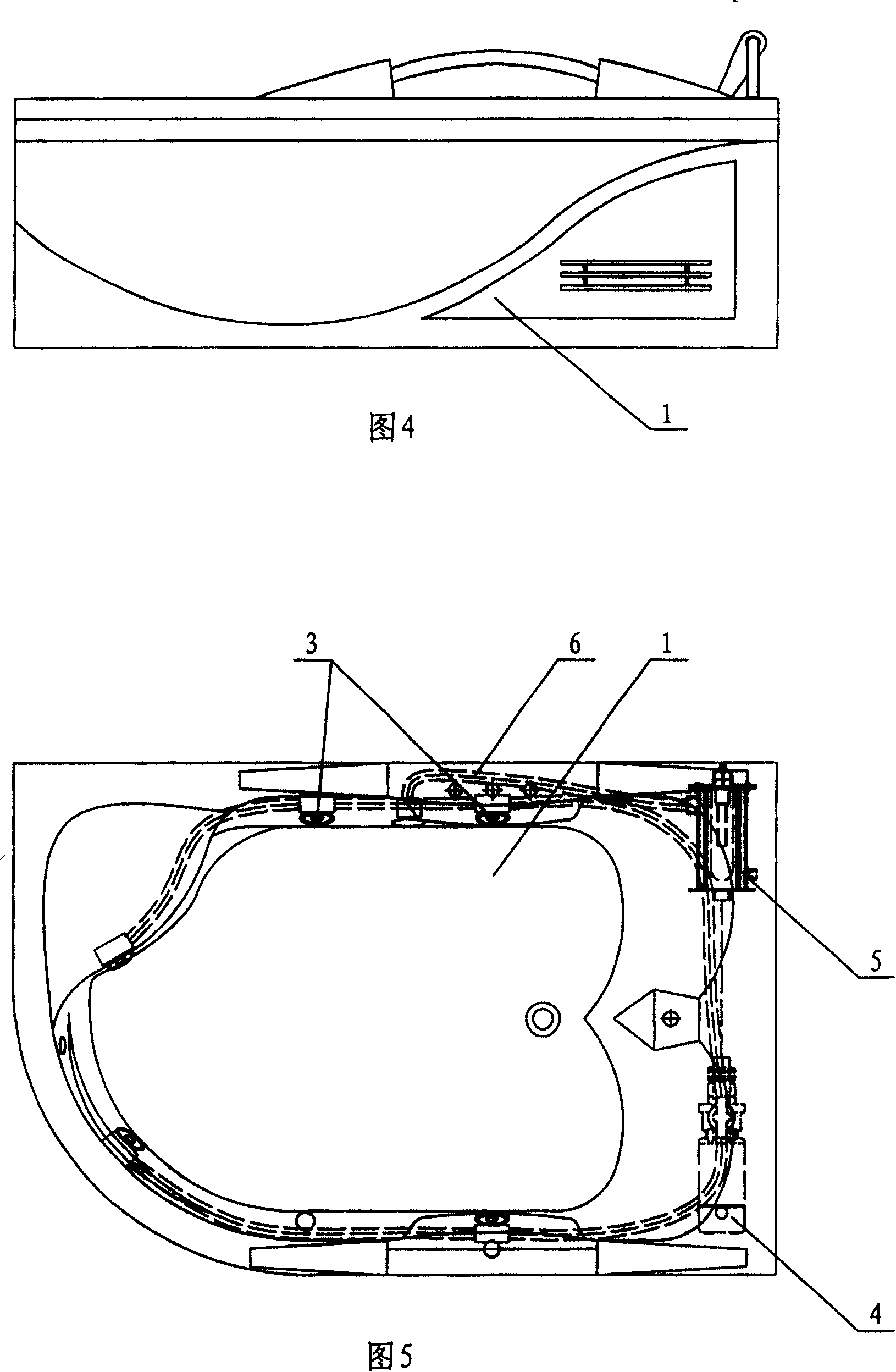 Surf bathtub for massage