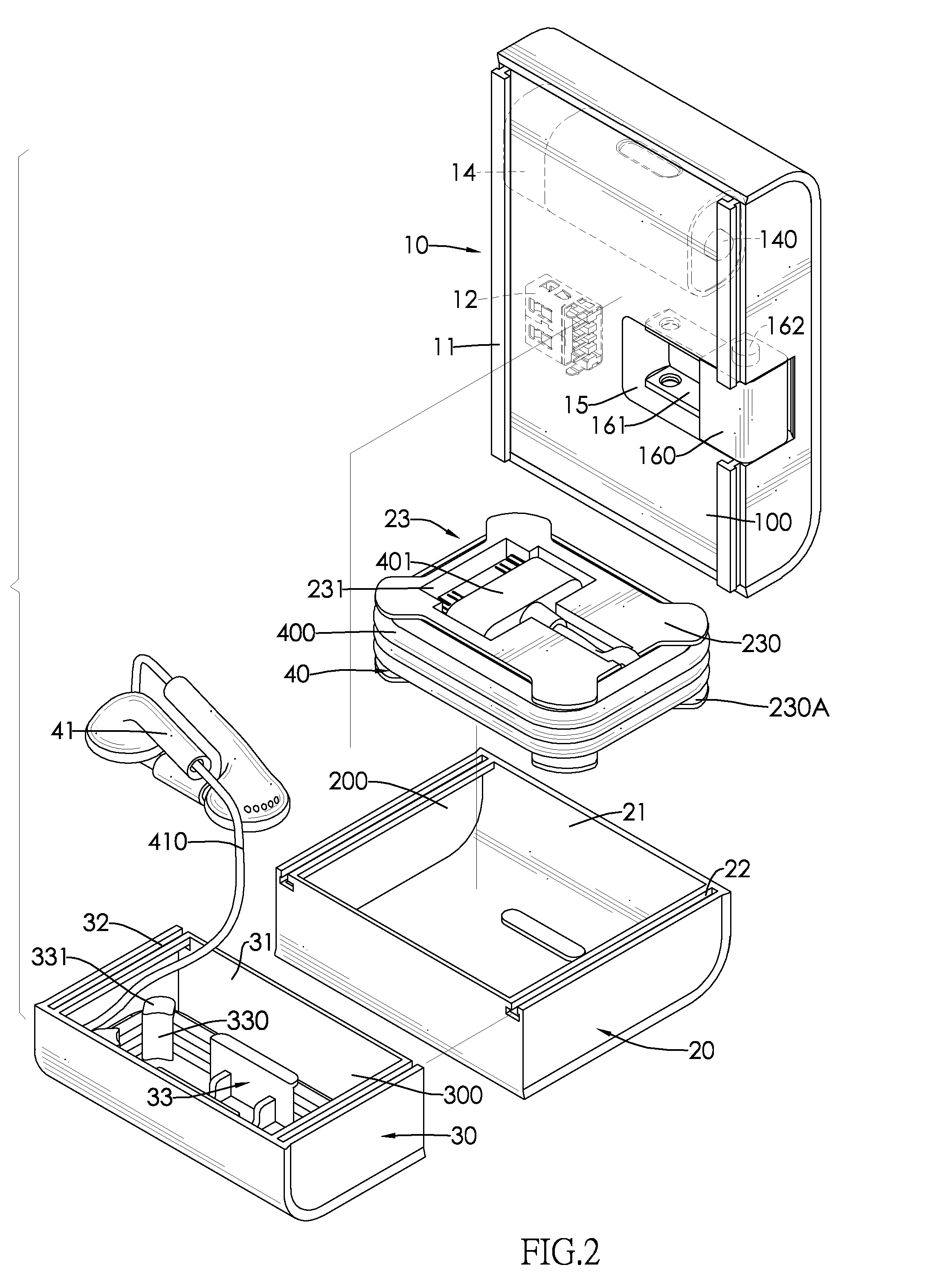 Combined type storage case for electronic device accessories