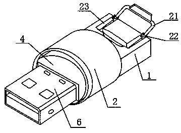 Wireless receiver with combined storage function for computer and operation method thereof