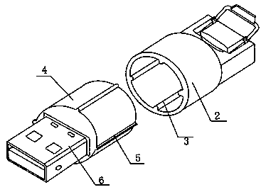 Wireless receiver with combined storage function for computer and operation method thereof