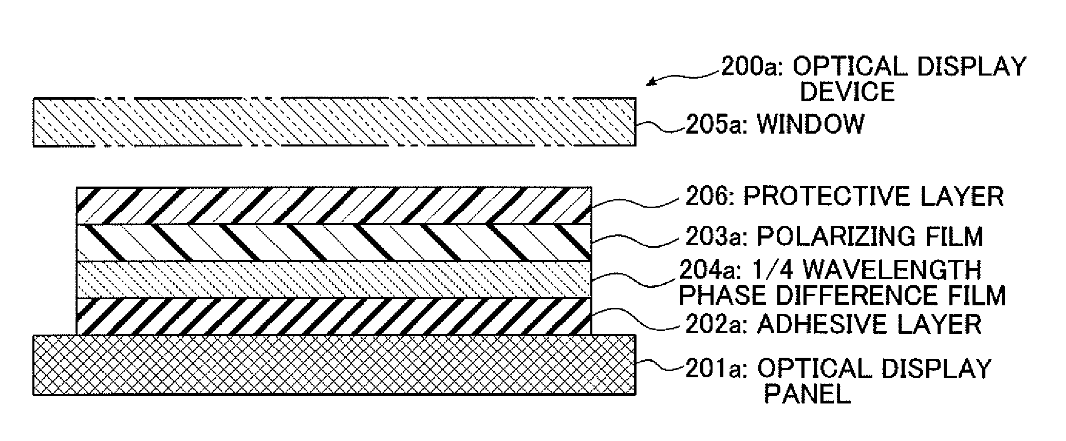 Roll of continuous web of optical film laminate and production method therefor