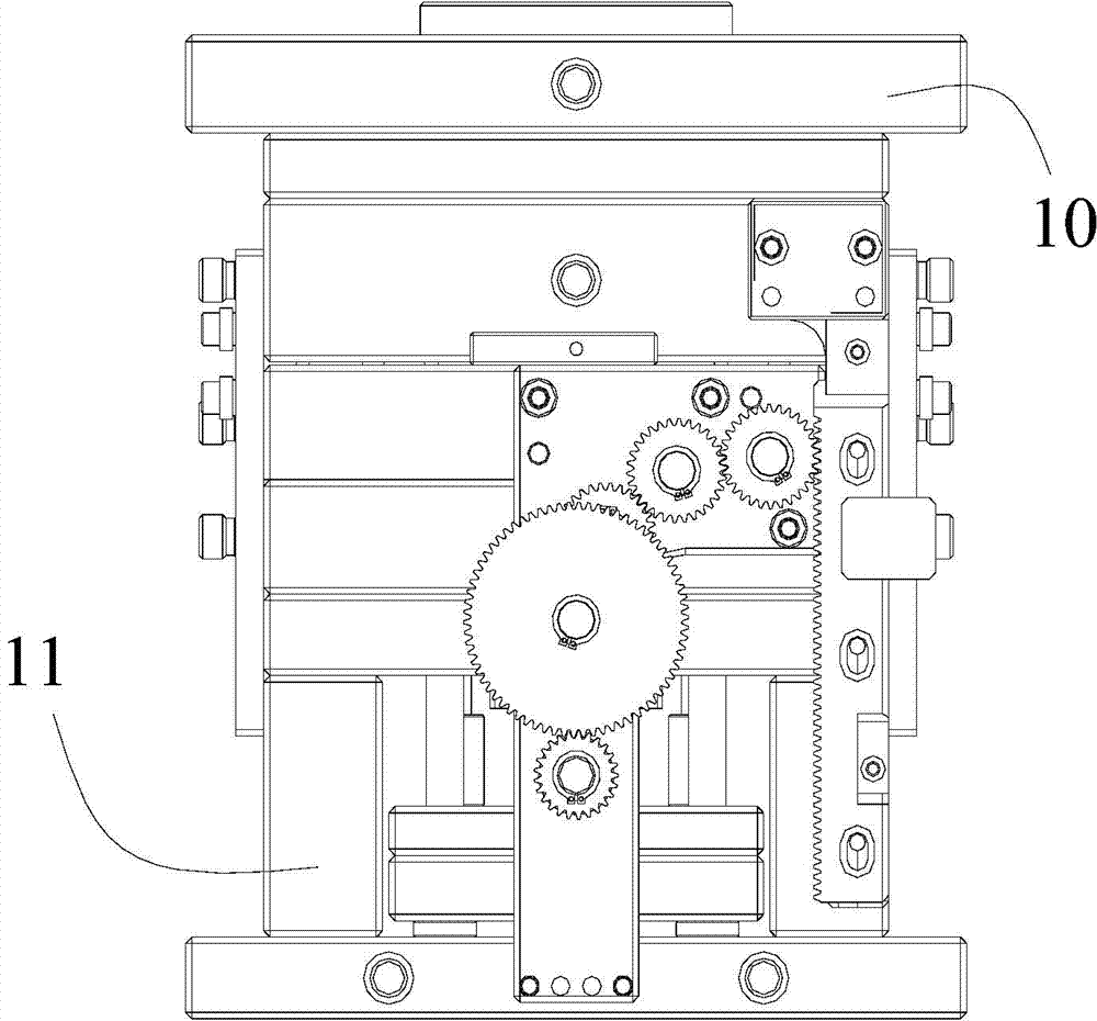 Demolding device of injection mold of thread products and injection mold