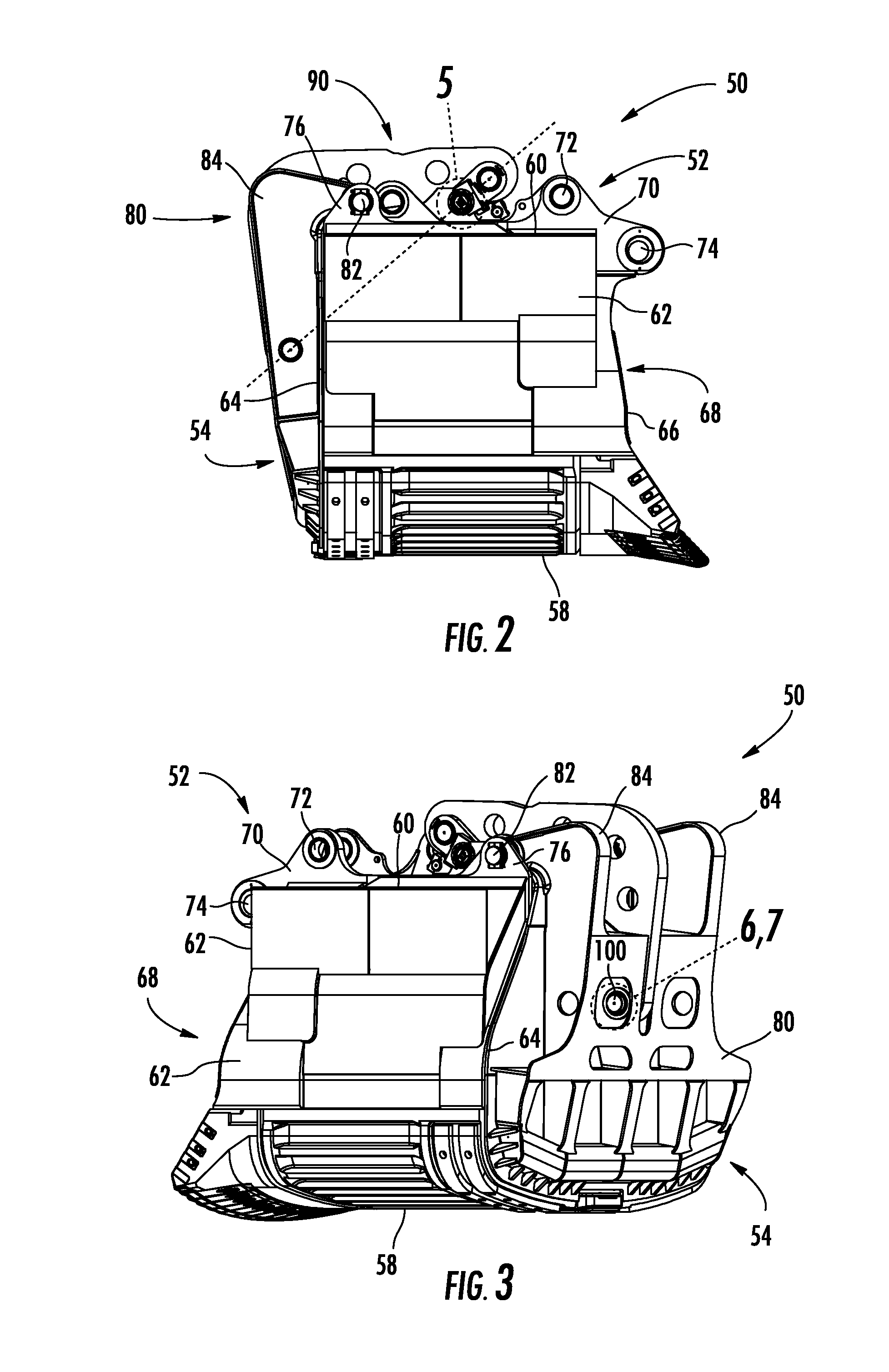 Dipper door assembly