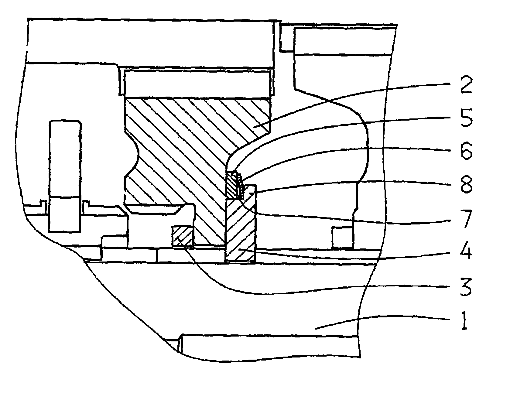 Device for reduction of axial movement of the main shaft gears in a transmission with at least two countershafts