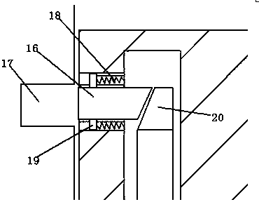 Garbage can fixing device