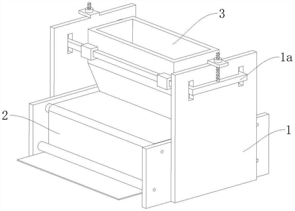 A sticker surface glue coating device for label production