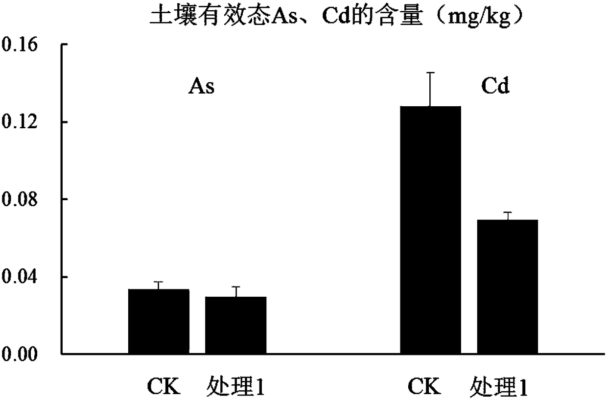 Soil conditioner for remediation of Cd/As combined pollution of paddy fields and preparation method thereof