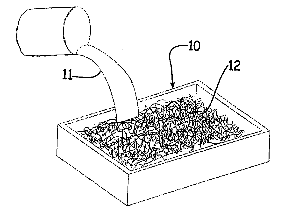 Aerogel composite with fibrous batting