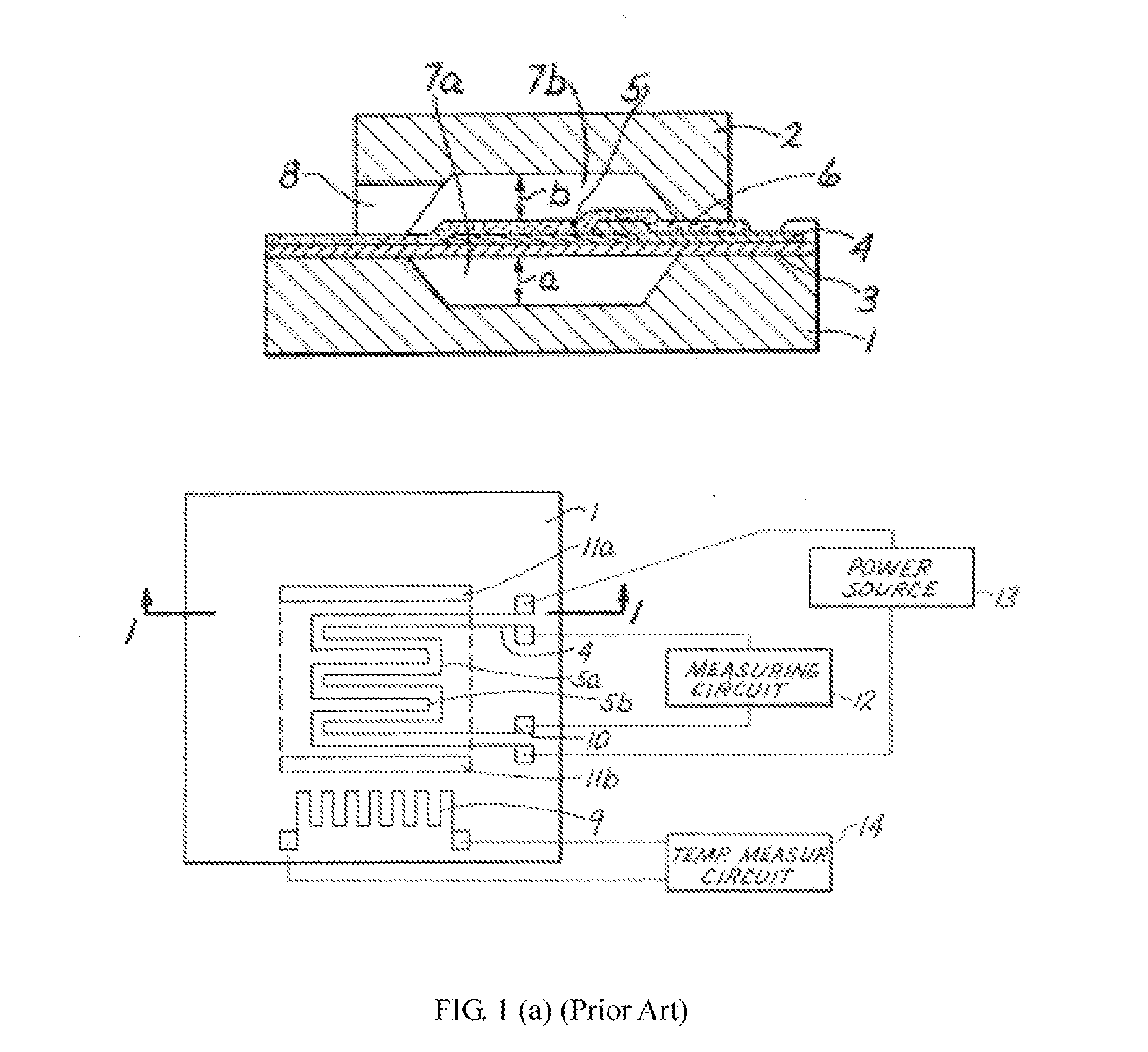 Micromachined gas and liquid concentration sensor and method of making the same