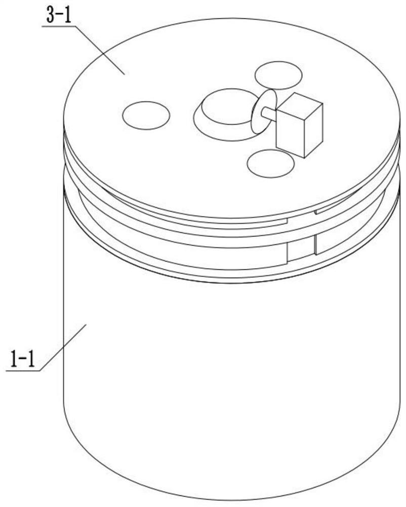 Bean grinding processing device