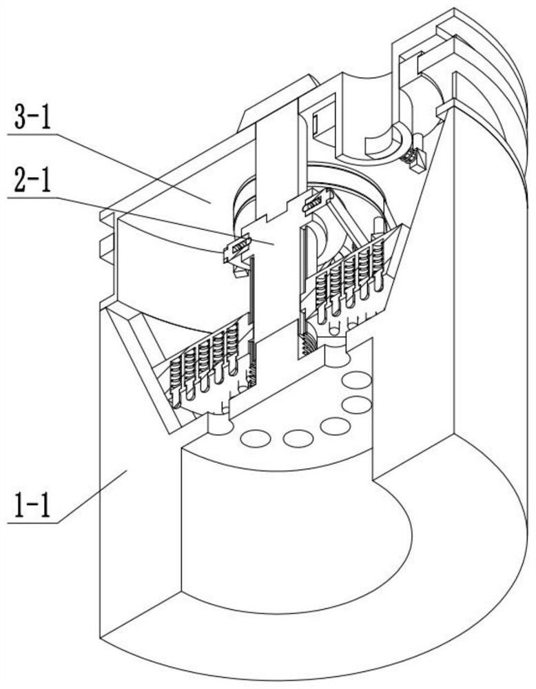 Bean grinding processing device