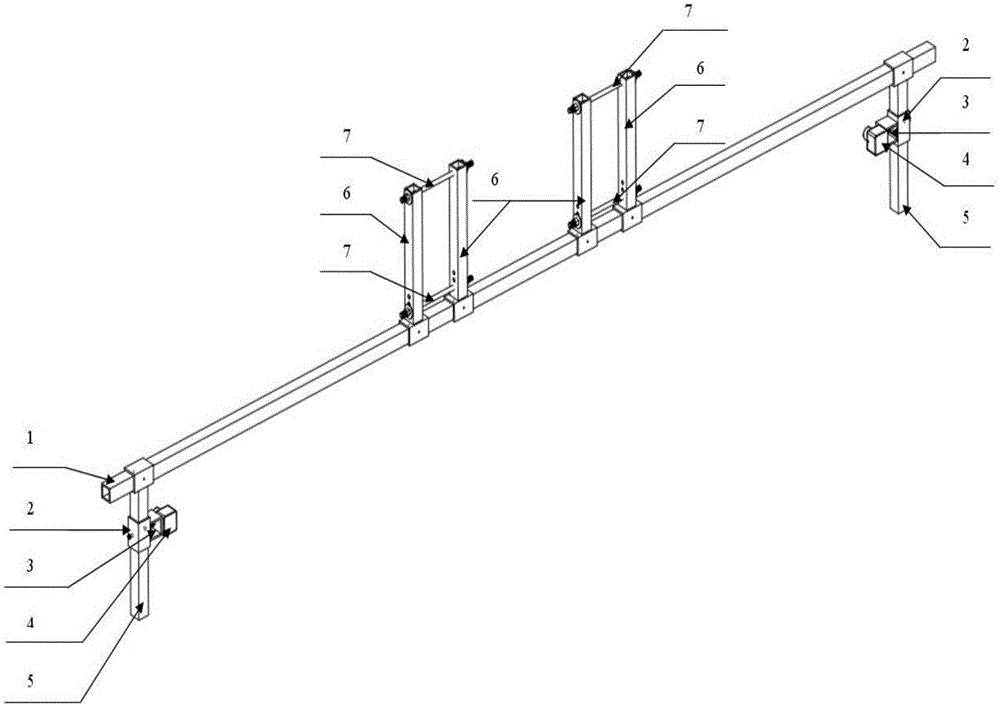 Vision measurement system for wheel alignment parameters of multi-axle commercial vehicles based on two-dimensional targets