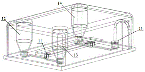 Disposable separating chip module for peripheral blood circulating tumor cell and application method of disposable separating chip module