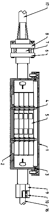 Device for connecting submarine optical cable to land optical cable and connection method thereof