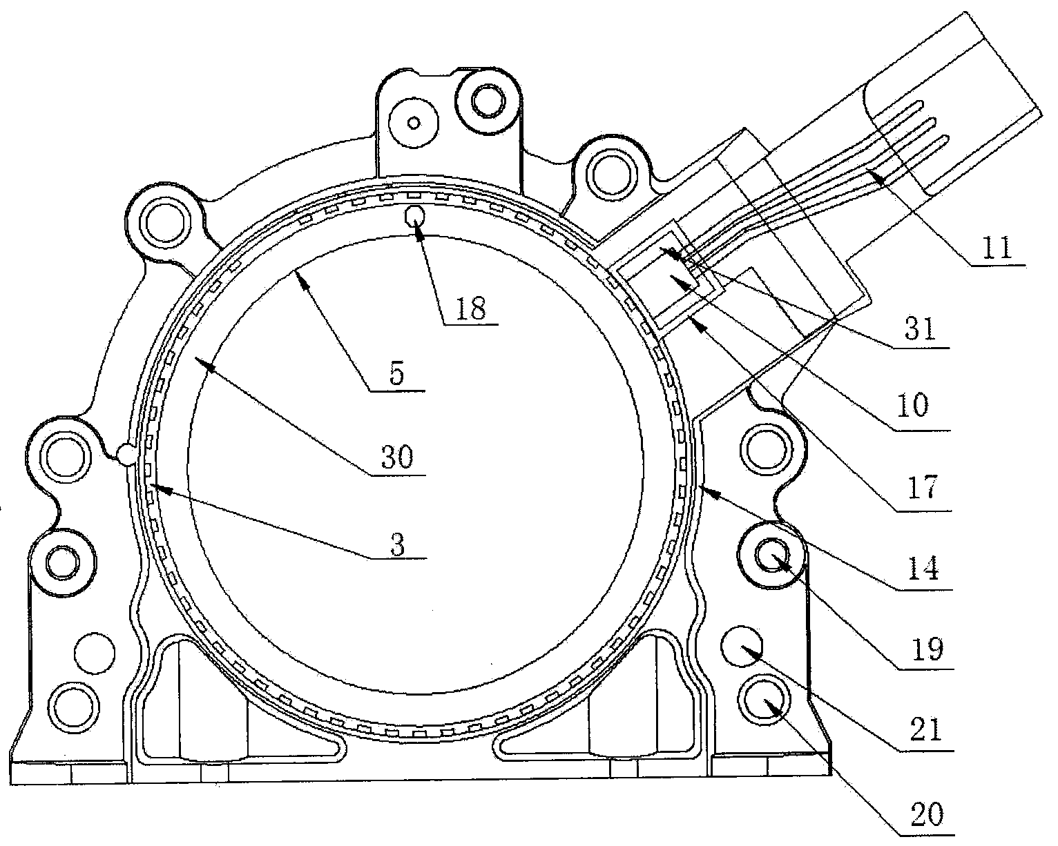 Assembly oil seal with sensing function